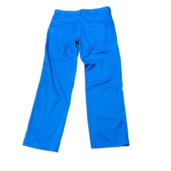 Nike Dri-fit Performance Men golf pants Aqua Electric Blue 472532-406 35x32 - Picture 4 of 4